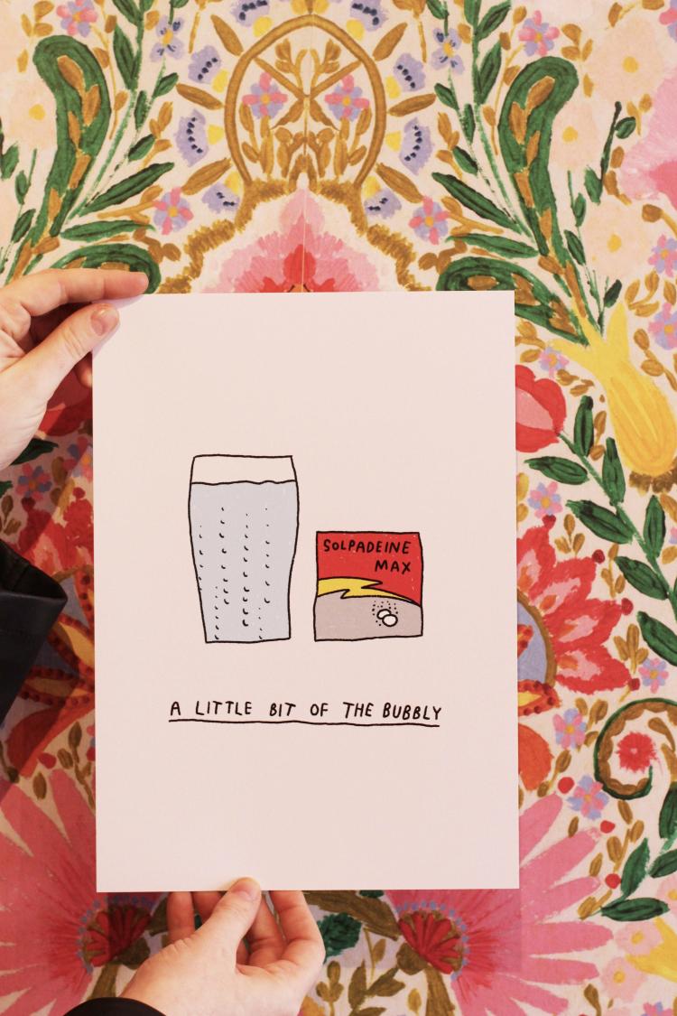 A Little Bit Of The Bubbly Art Print  |   Art Prints + Frames Art Prints + Frames Art Prints + Frames