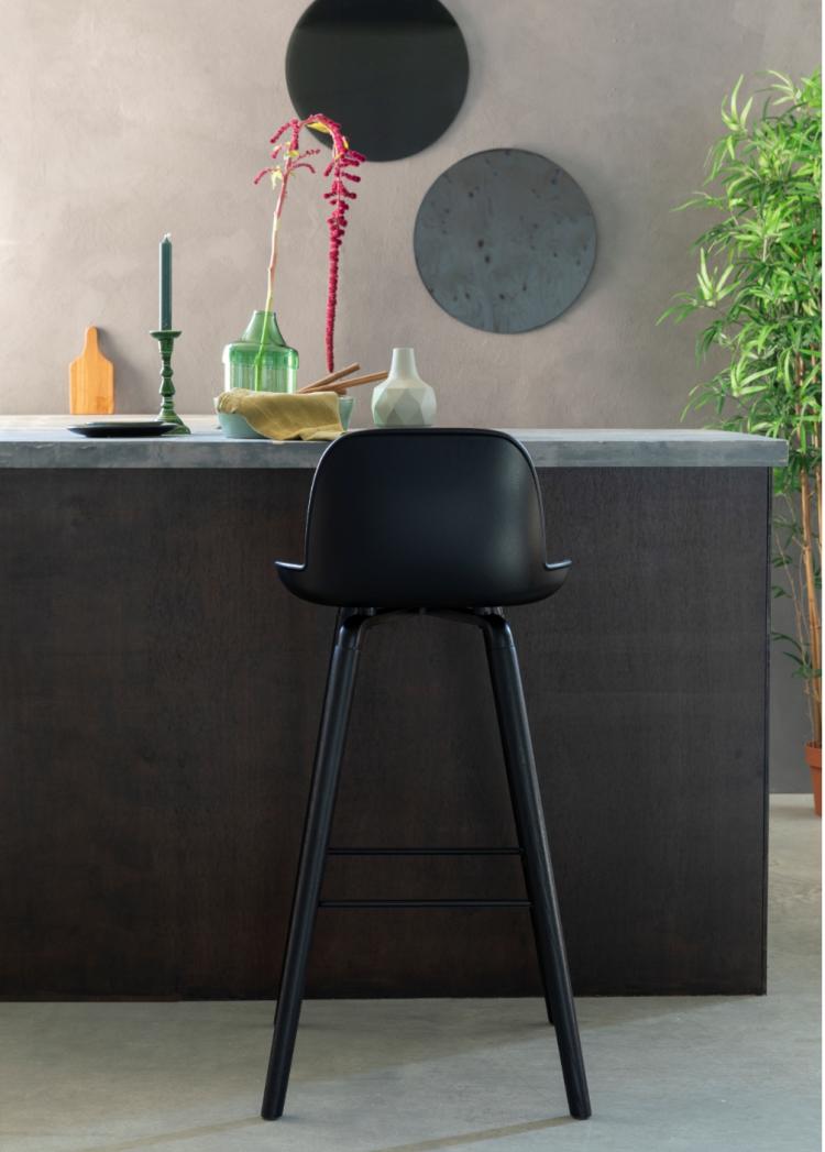 Albert Kuip All Black Bar Stool  |   Chairs + Stools Chairs + Stools Chairs + Stools