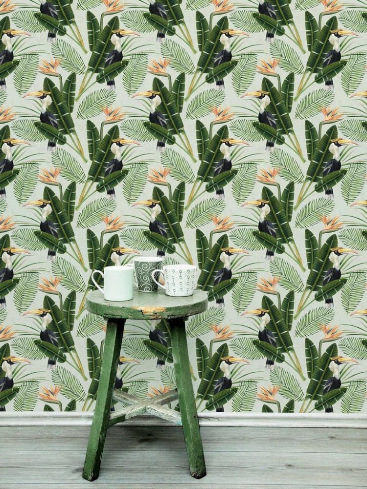 Birds Of Paradise Wallpaper  |   Wallpaper On The Wall Wallpaper