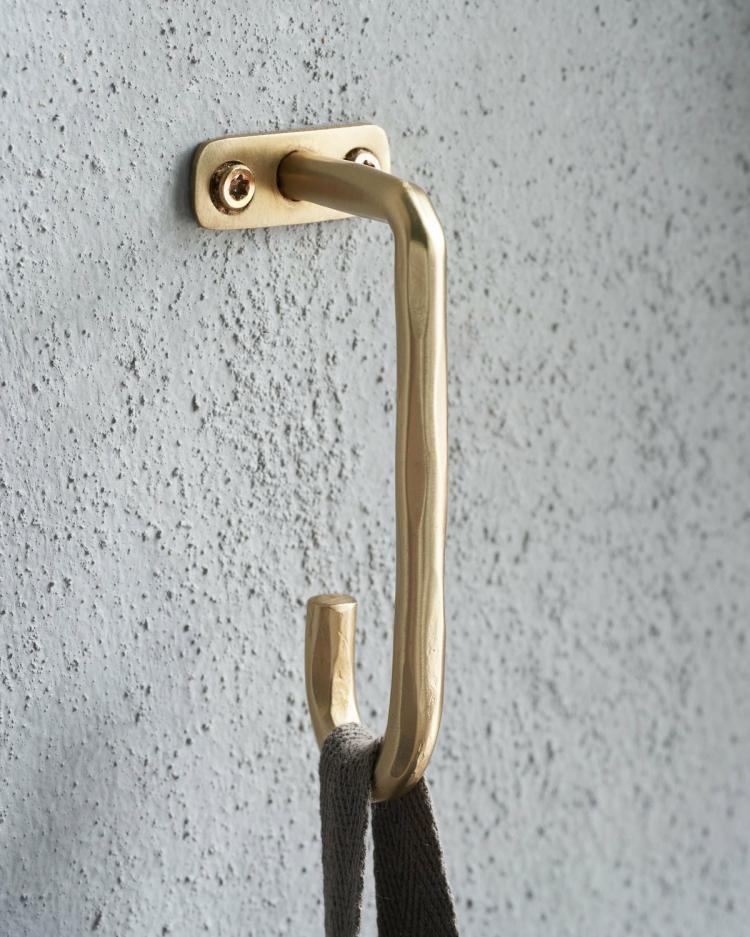 Brushed Brass Welo Hook  |   Wall Decor On The Wall Wall Decor