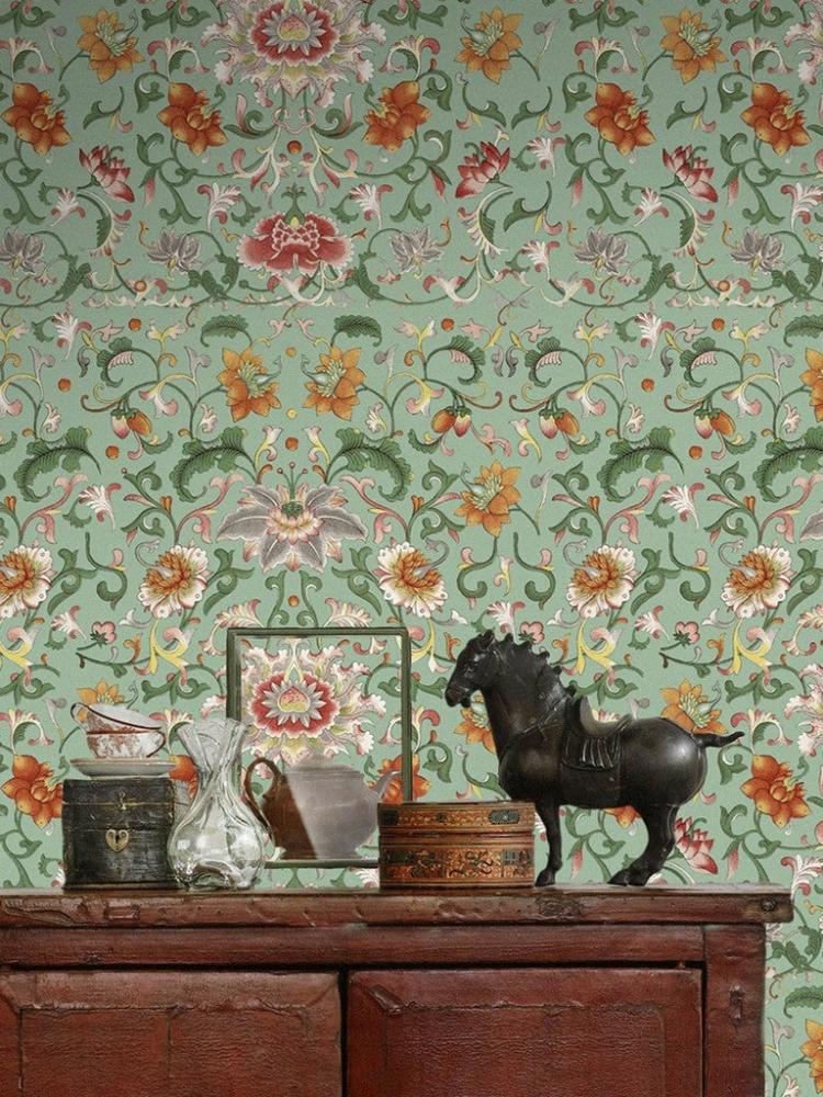 Chinese Floral Wallpaper  |   Wallpaper On The Wall Wallpaper