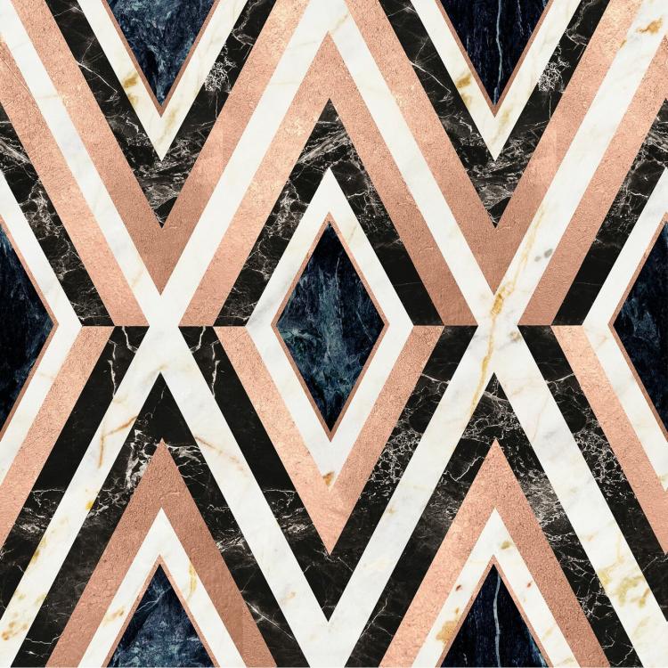 Diamonds Wallpaper  |   Wallpaper On The Wall Brass