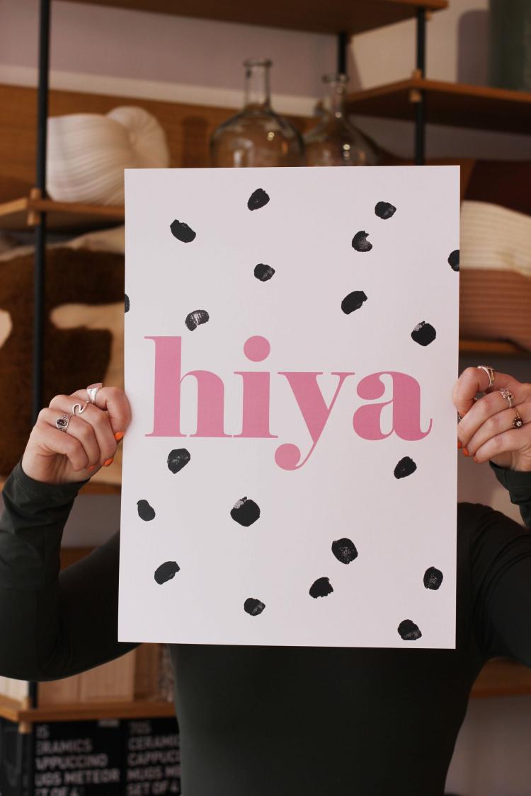 Hiya Art Print  |   Art Prints + Frames Art Prints + Frames Art Prints + Frames