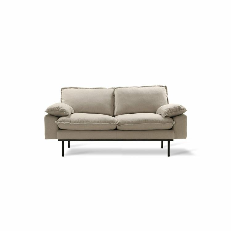 Hkliving Cosy Beige Retro Sofa  |   Sofa + Armchairs Furniture Sofa + Armchairs