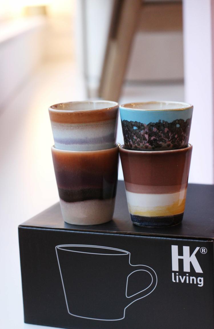 Hkliving Solar 70’S Ceramic Ristretto Mugs – Set Of 4  |   Mugs + Glasses Homewares Mugs + Glasses