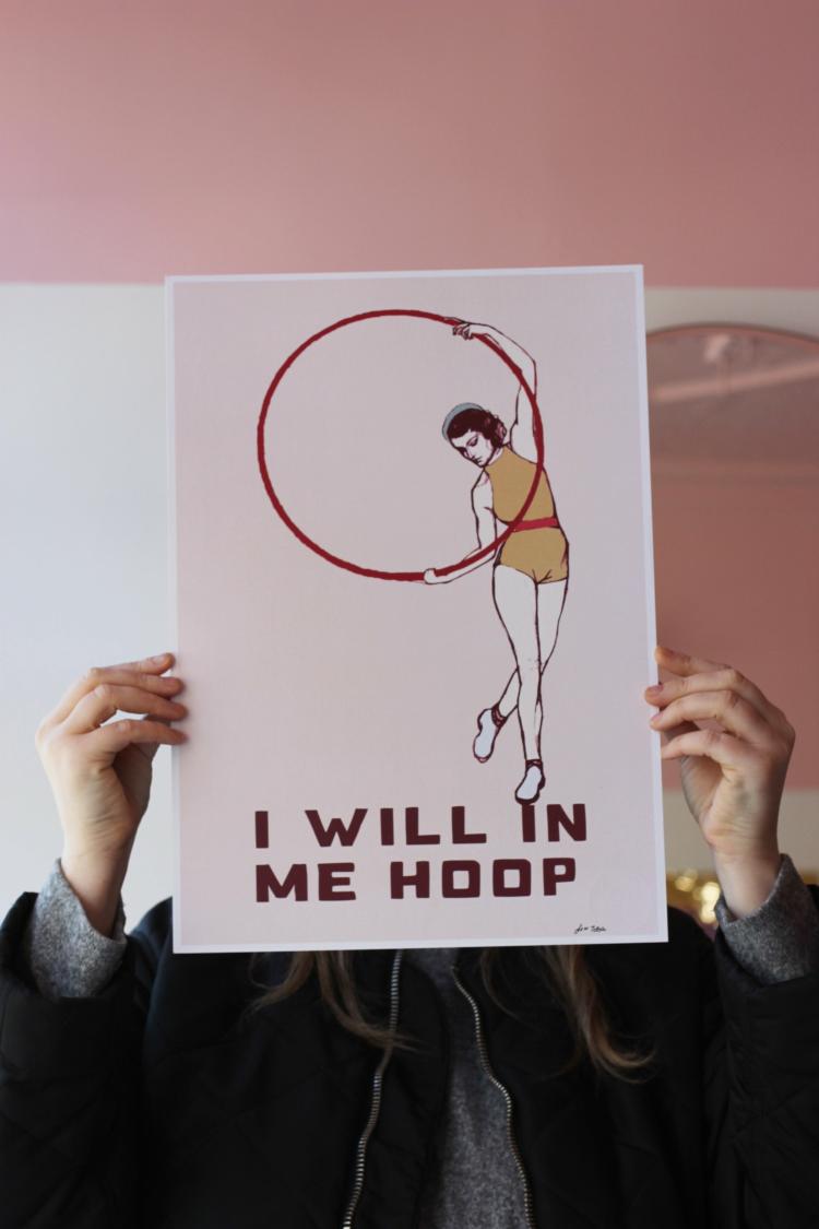 I Will In Me Hoop 2023 Edition Art Print  |   Art Prints + Frames Art Prints + Frames Art Prints + Frames