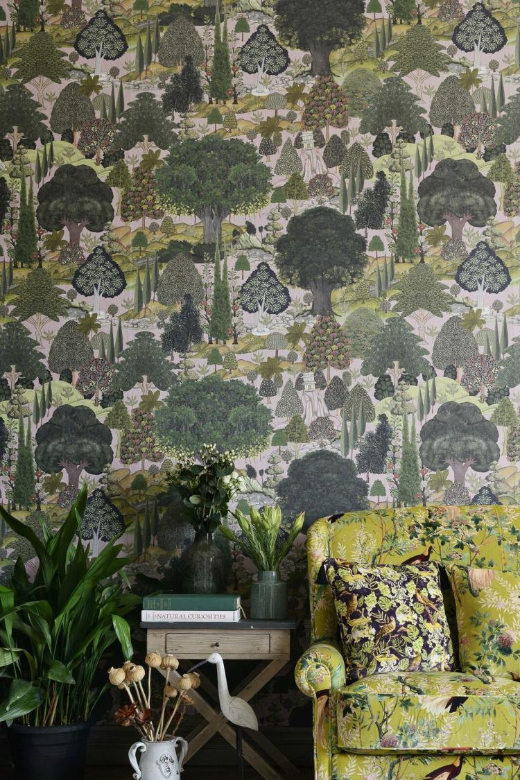 Jardin Sauvage Wallpaper  |   Wallpaper On The Wall Wallpaper