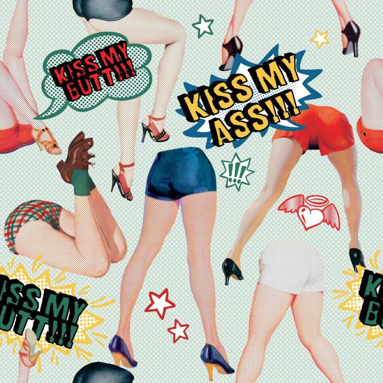 Kiss My Ass Wallpaper  |   Wallpaper On The Wall Dark