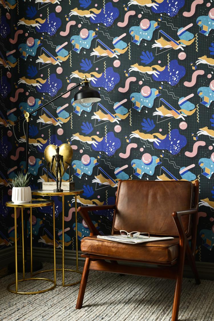 Modern Foxy Wallpaper  |   Wallpaper On The Wall Wallpaper