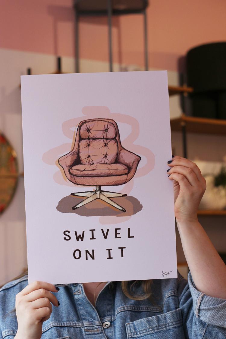 Swivel Chair 2024 Edition Art Print  |   Art Prints + Frames Art Prints + Frames Art Prints + Frames