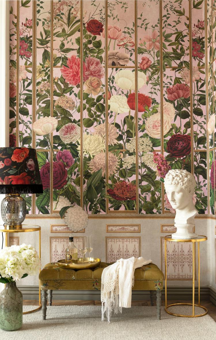 The Imperial Flora Wallpaper  |   Wallpaper On The Wall Wallpaper