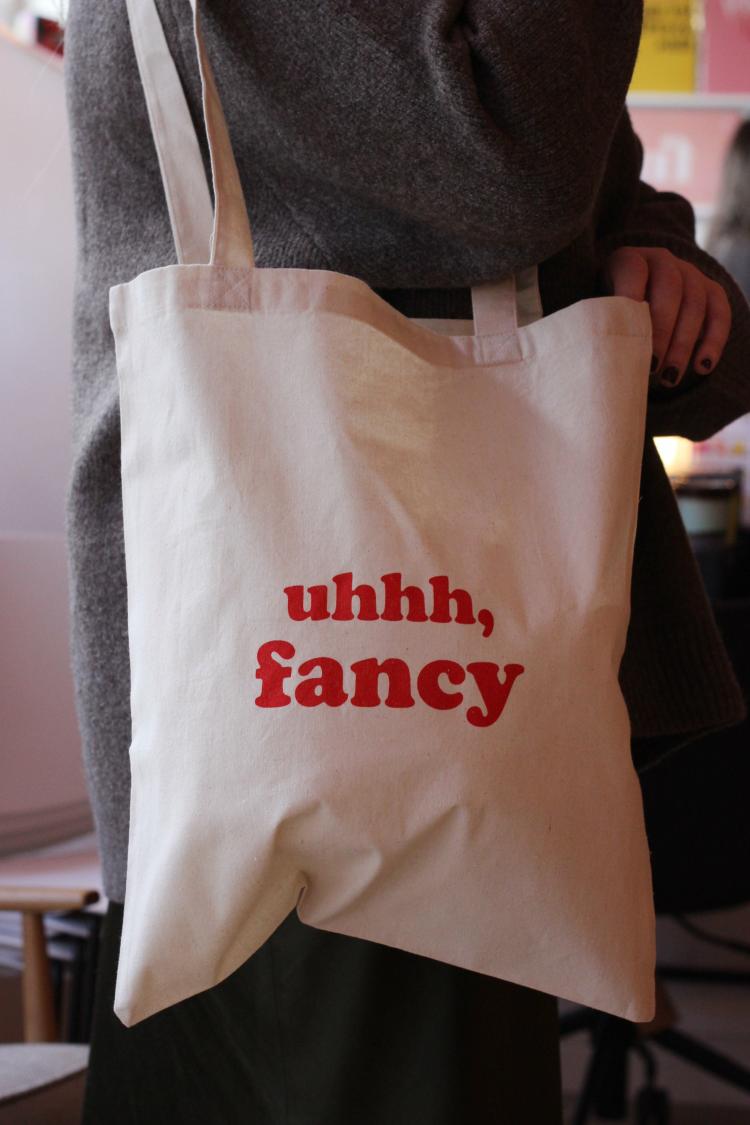 Uhh Fancy Tote Bag  |   Lifestyle Homewares Lifestyle