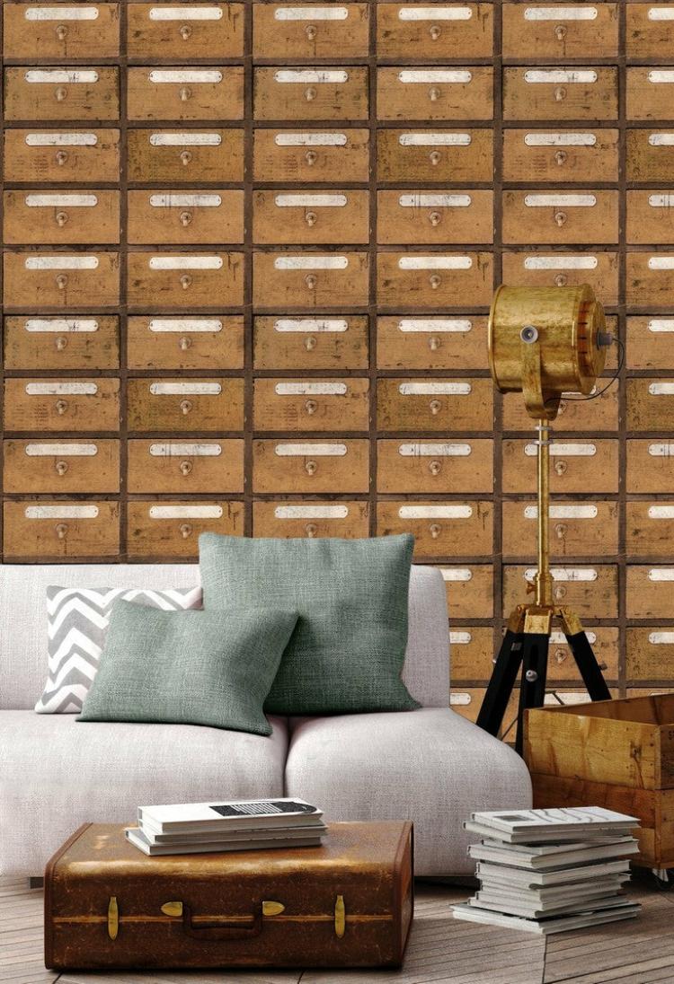 Vintage Pharmacy Wallpaper  |   Wallpaper On The Wall Wallpaper