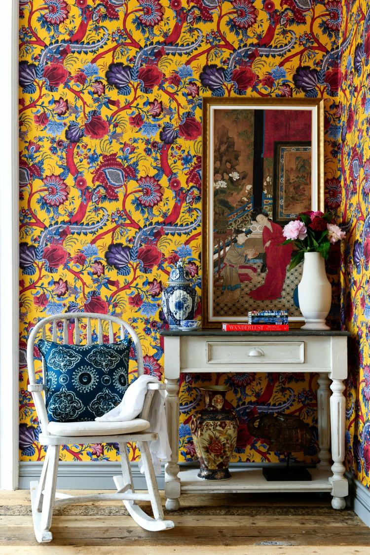 Chinese Paisley Wallpaper  |   Wallpaper On The Wall Wallpaper