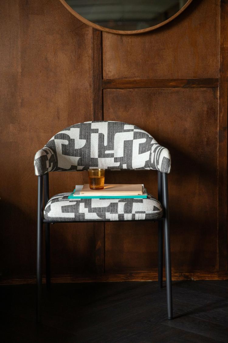 Miyo Graphic Pattern Chair  |   Chairs + Stools Chairs + Stools Chairs + Stools