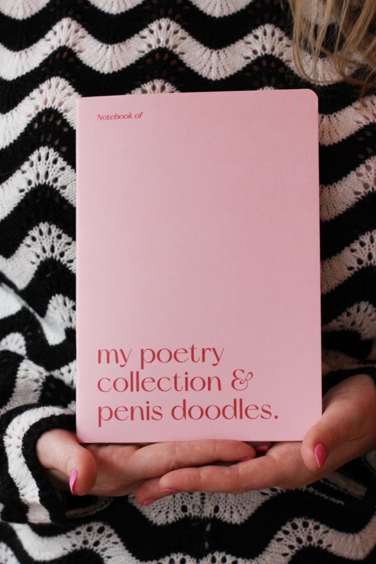 My Poetry Collection And Penis Doodles Notebook  |   Lifestyle Homewares Lifestyle